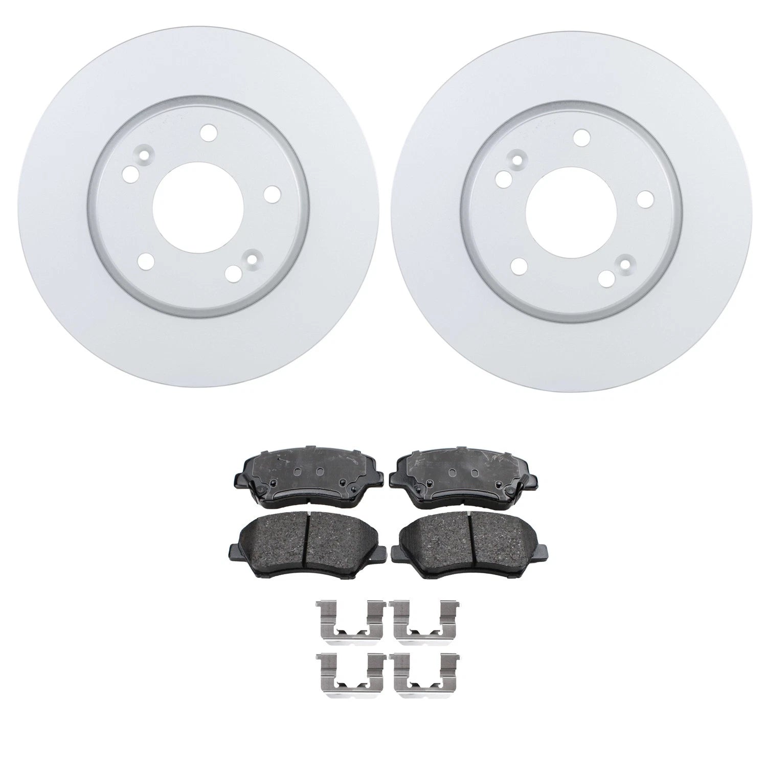 Brake Pad and Rotor Kit for Kia Forte5 (2014–2018) - Bosch, Akebono
