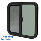 24" x 22" Horizontal Sliding RV Window for Camper Cargo Trailer