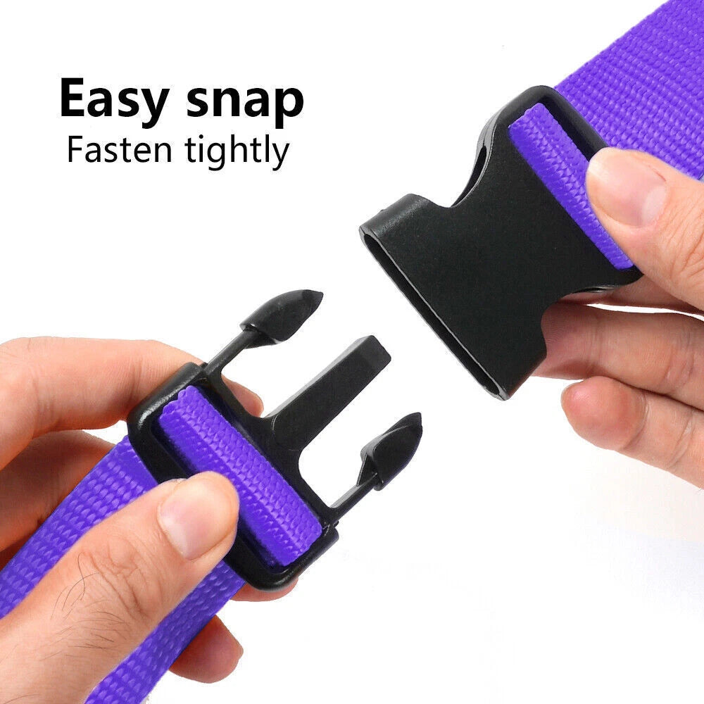 Set of 2 Purple 4-Point Racing Seat Belt Harnesses for ATV