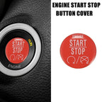 Red Engine Start Stop Button Cover Sticker for Dodge Charger Challenger (2015-2021)
