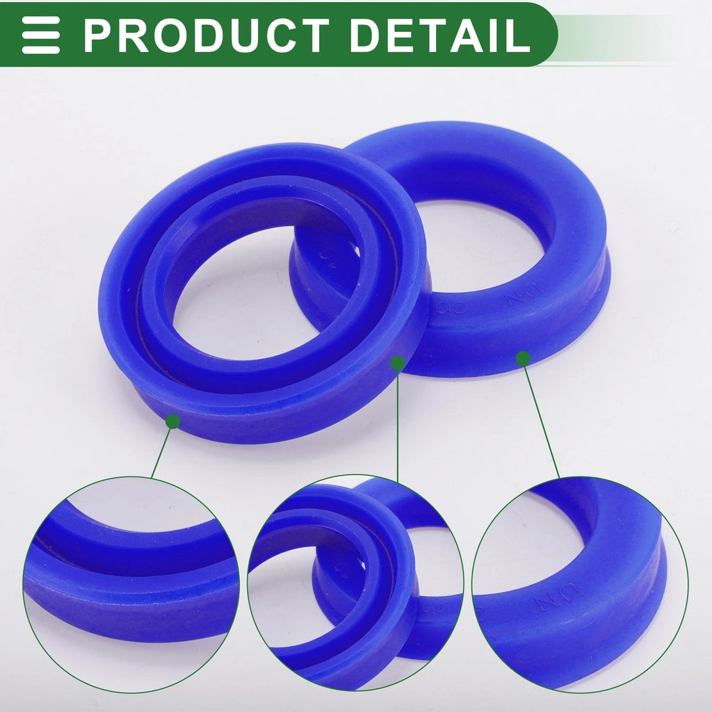 Set of 5 Oil Seal Ring 30x46x10mm for Rotary Shaft (High Pressure)