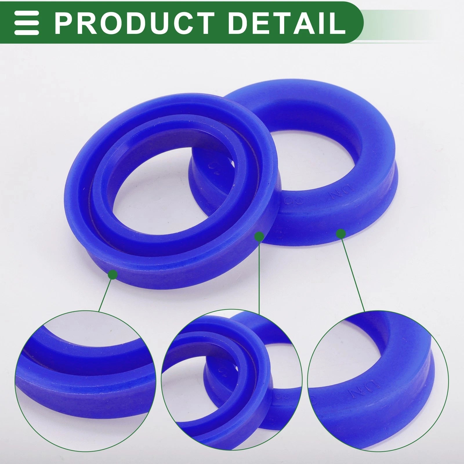 Set of 5 Oil Seal Ring 30x46x10mm for Rotary Shaft (High Pressure)