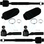 Set of 6 Tie Rod Ends for Toyota 4Runner Lexus GX470 (2003–2009)