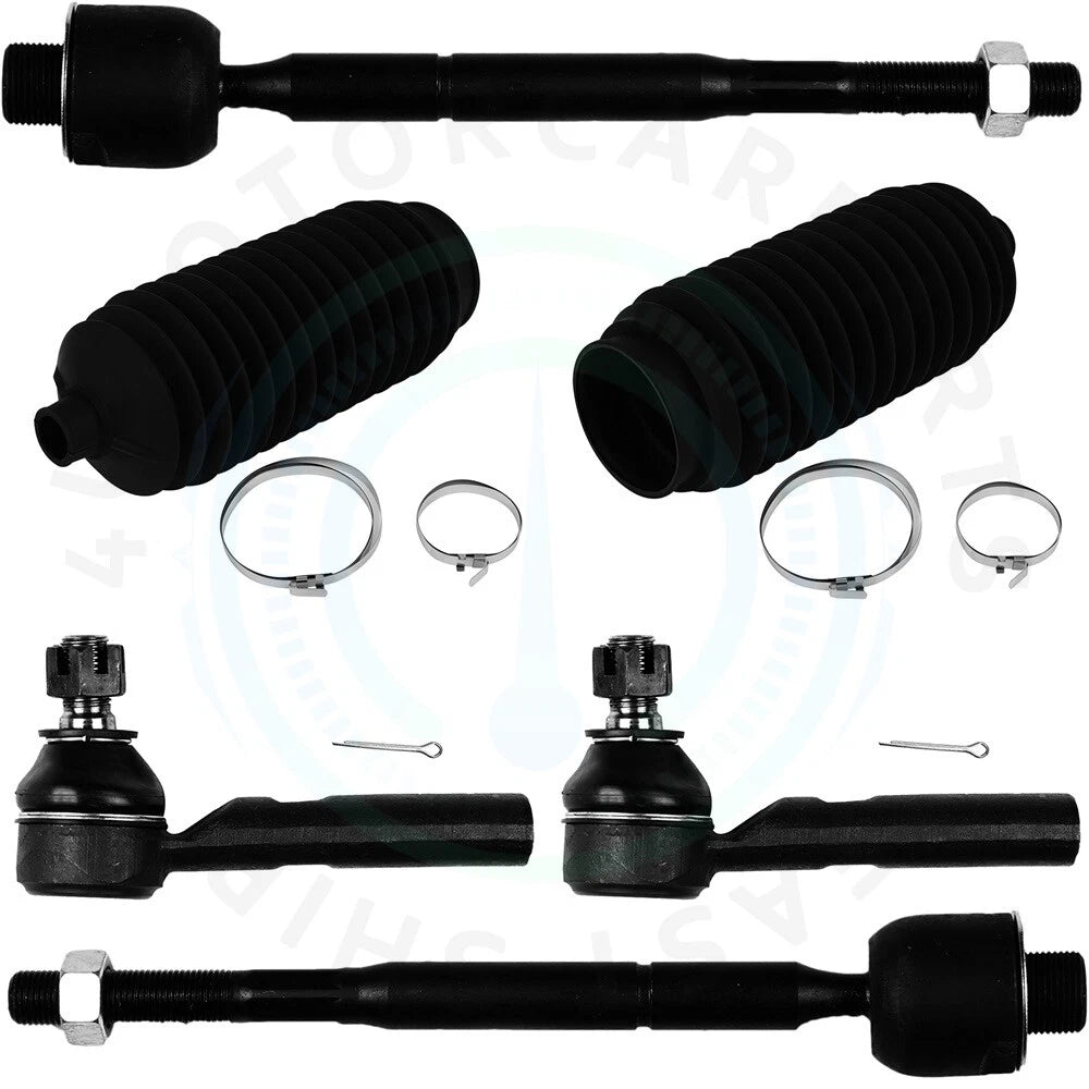 Set of 6 Tie Rod Ends for Toyota 4Runner Lexus GX470 (2003–2009)