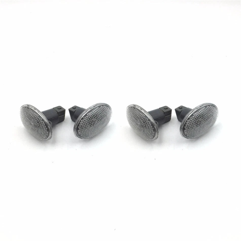 4PC Clear Side Fender Signal Lights for Ford F-350/F-450 Super Duty (1999–2010)