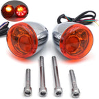 Amber Lens Rear LED Running Brake Turn Signal Indicator Light for Harley (1992–2017)