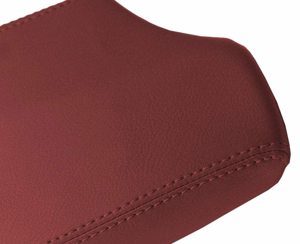 Leather Console Lid Armrest Cover for BMW E81 E82 E87 (2004–2013) Red