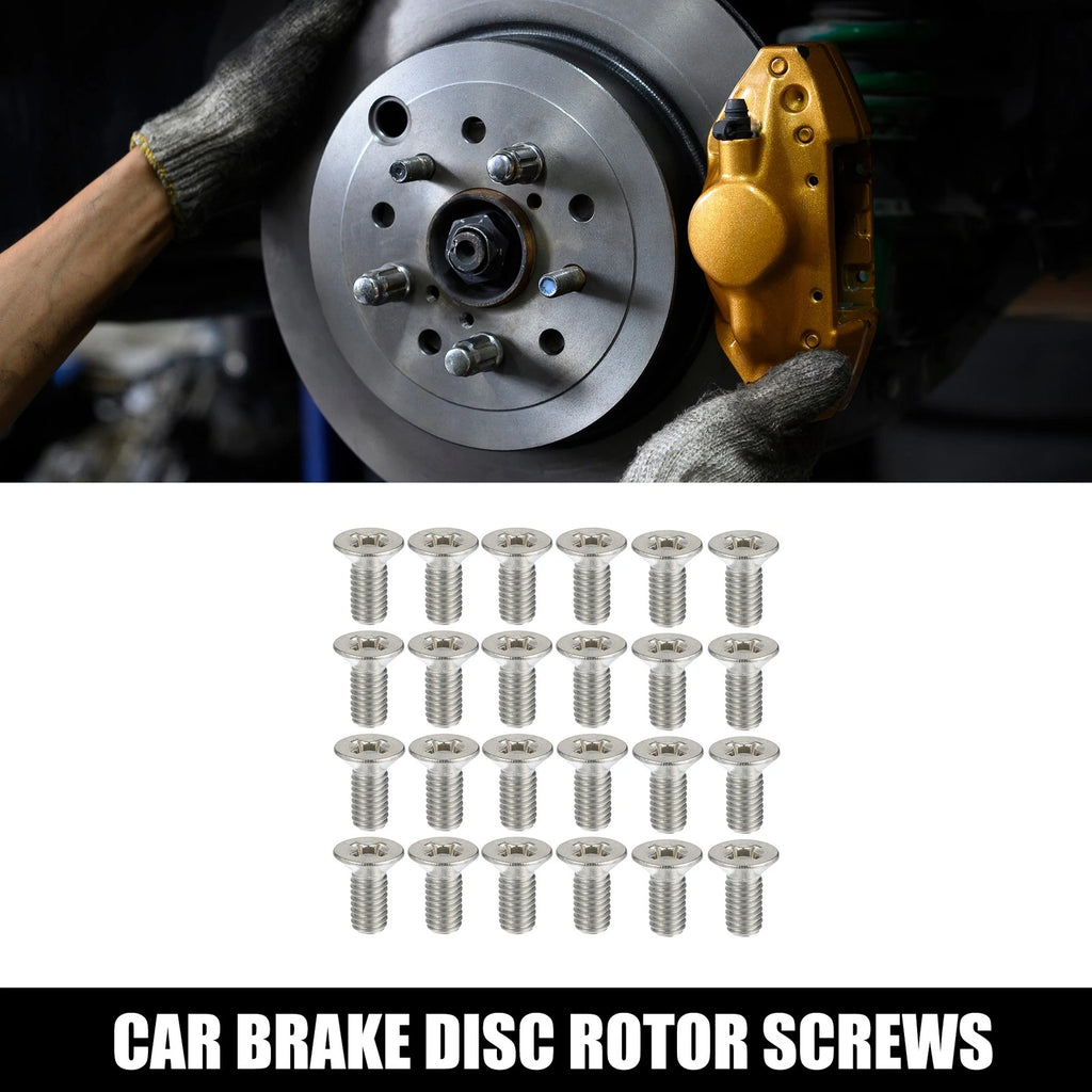 24pcs Brake Disc Rotor Screws Bolts Kit 93600-06014-0H for Honda Accord Civic (2003–2023)