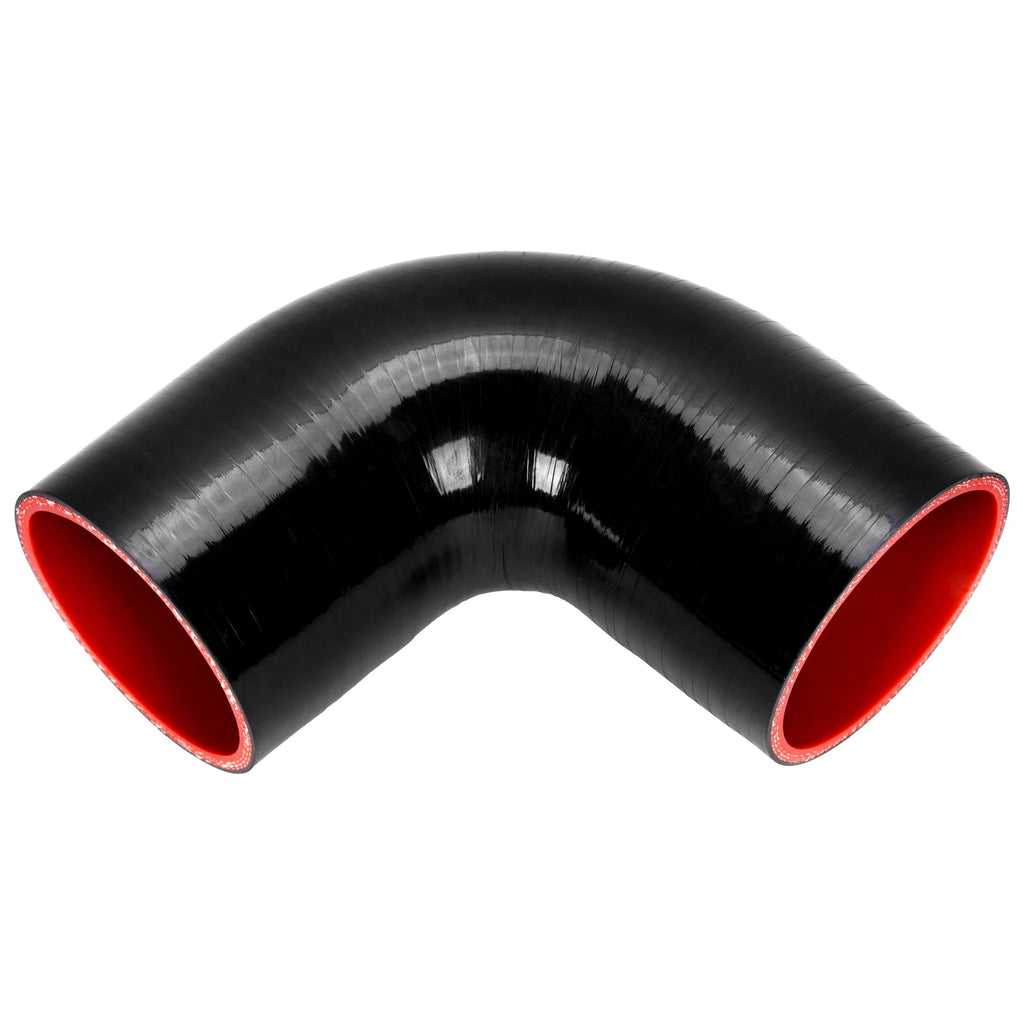 2.5" 90 Degree Elbow Silicone Intercooler Coupler Hose for Turbo Vehicles
