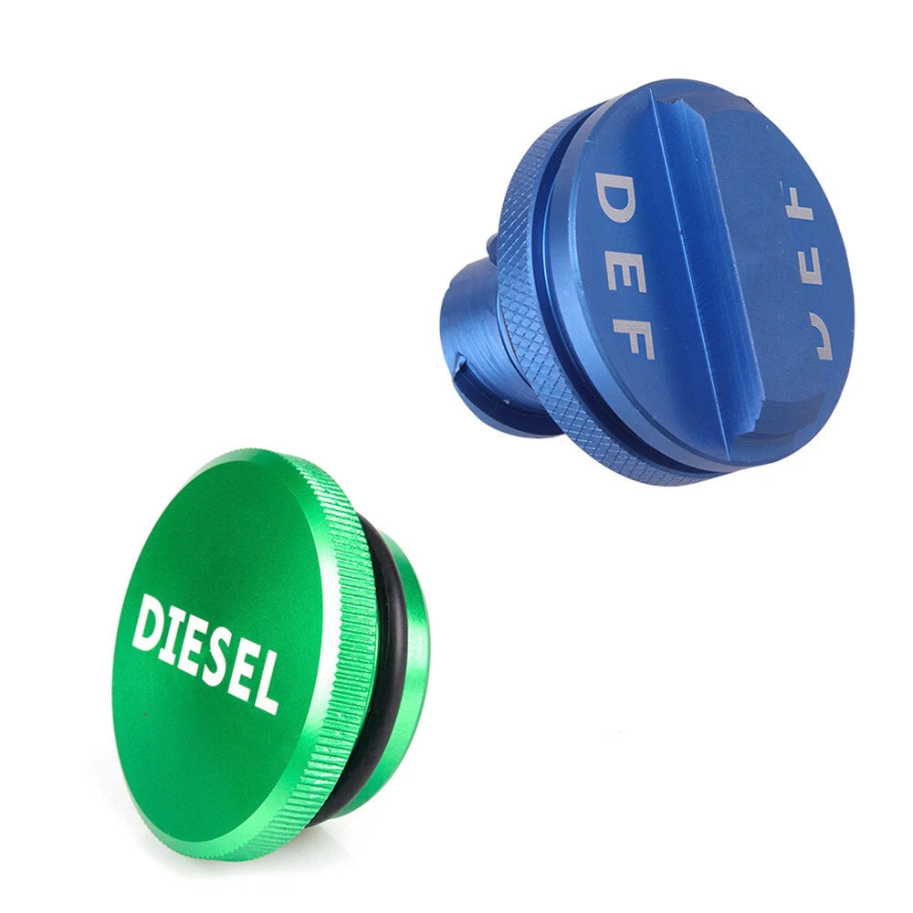 Magnetic Diesel Fuel Cap + DEF Oil Cap for Dodge RAM 1500 2500 3500 (2013–2017)