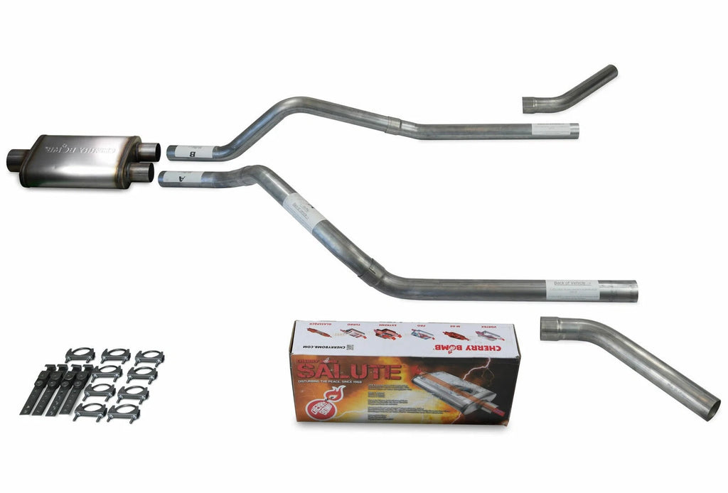 Dual Exhaust Kit for GMC Jimmy (1992–1994) - 2.5" Corner Exit