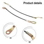 2X Heavy Duty Tailgate Cables for Ford Mazda Pickup Trucks