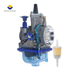 30mm Racing Flat Side Carburetor for Yamaha Kawasaki Suzuki Honda KTM