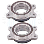 2X Front Rear Wheel Bearing w/ABS for Audi A4 A5 A6 A7 A8 (2009–2017)