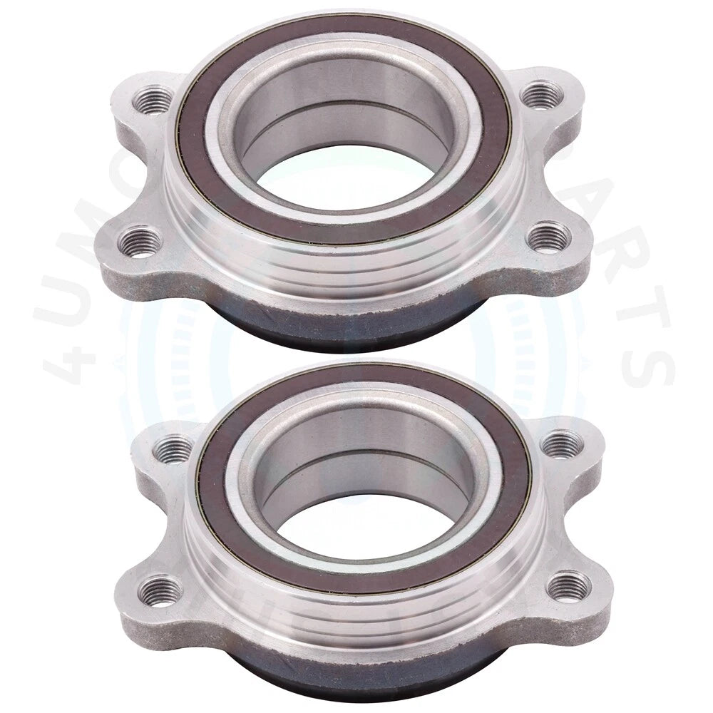 2X Front Rear Wheel Bearing w/ABS for Audi A4 A5 A6 A7 A8 (2009–2017)