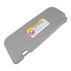 Right Passenger Gray Sun Visor for Hyundai Accent (2011–2015)