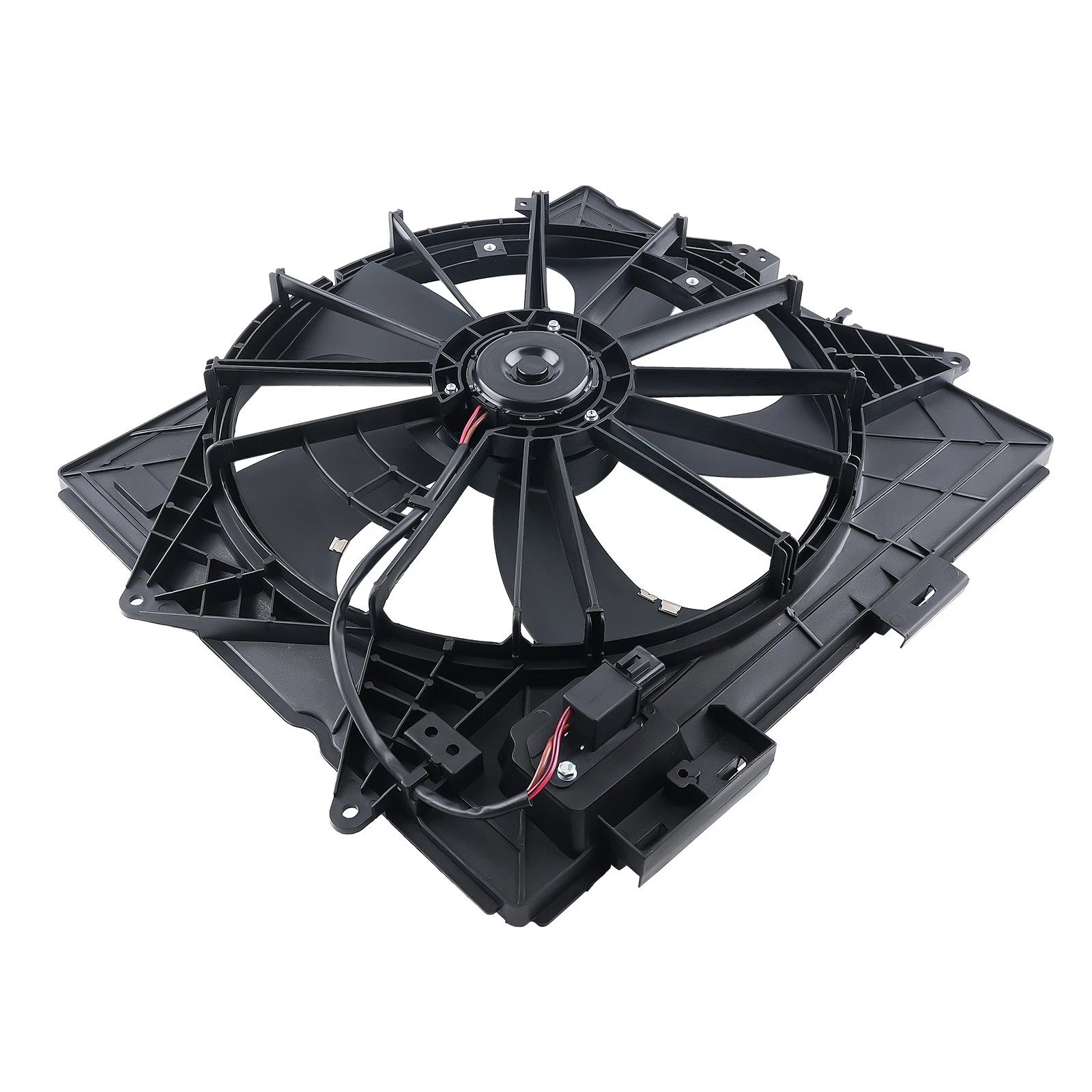 Cooling Fan Assembly for Cadillac CTS/SRX/STS (2009–2013) 25881833 Plastic