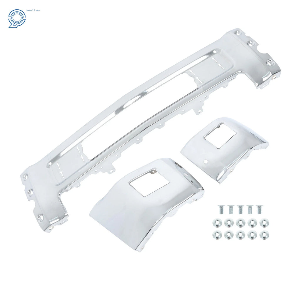 Front Steel Bumper with Sensor Holes for Chevy Silverado 2500 3500 (2015–2019)