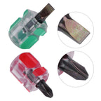 2pcs Small Flat Head Cross-Head Screw Driver Set for Automotive Repair