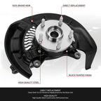 Front Left Driver Loaded Wheel Knuckle for RX350 RX450H Highlander (2008–2017)