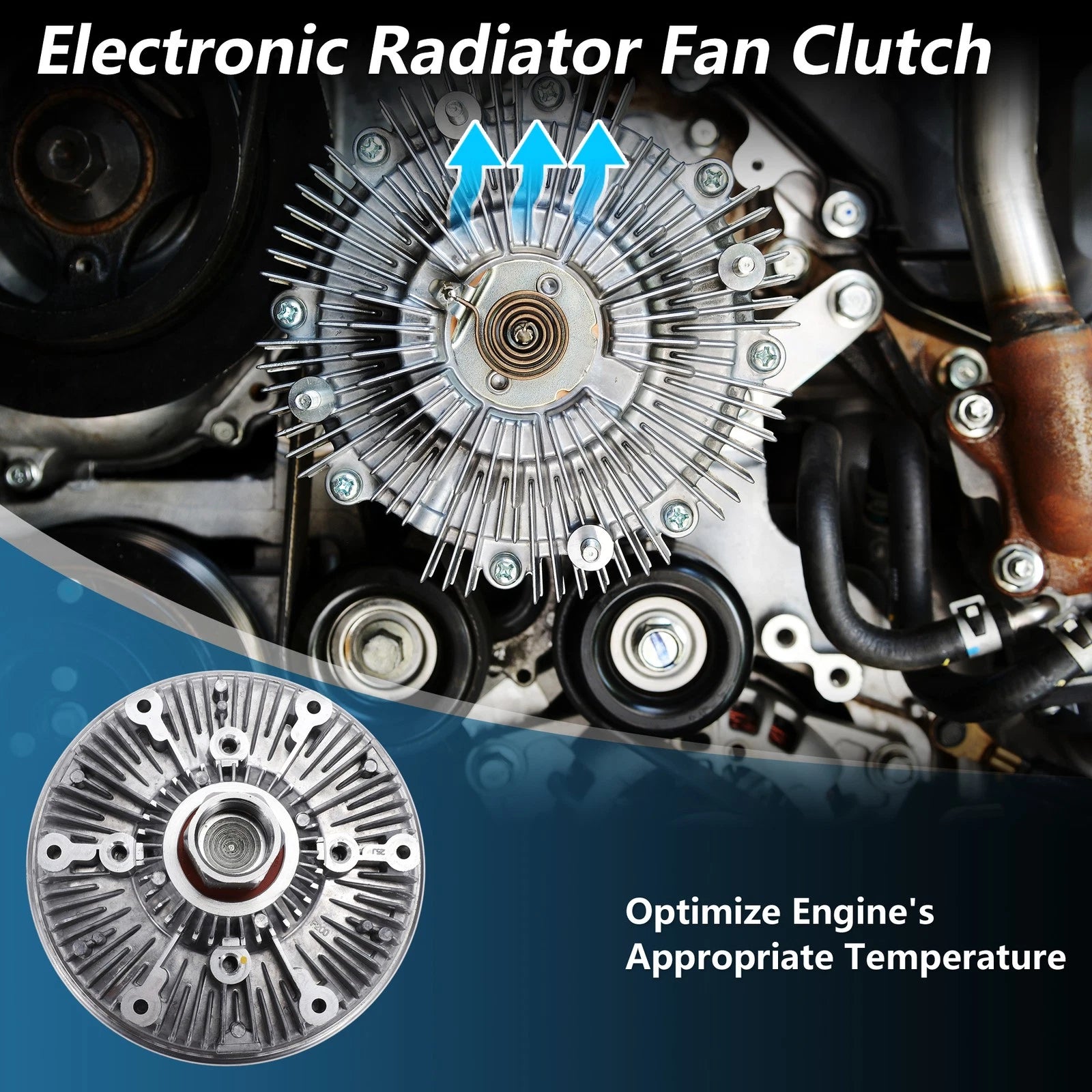 Engine Cooling Fan Clutch for Chevrolet Trailblazer (2006–2009) No.1540144