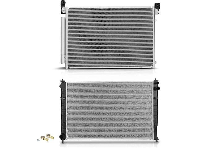 Radiator and A/C Condenser Kit for Mazda MPV 2002–2006 (3.0L V6, RP911YQ)