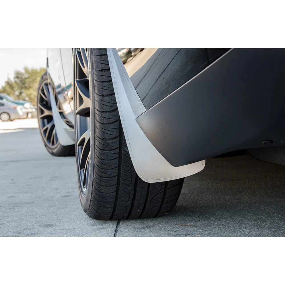 Brushed Stainless Mud Sport Guards w/ABS Backing for 2015-2017 Dodge Challenger