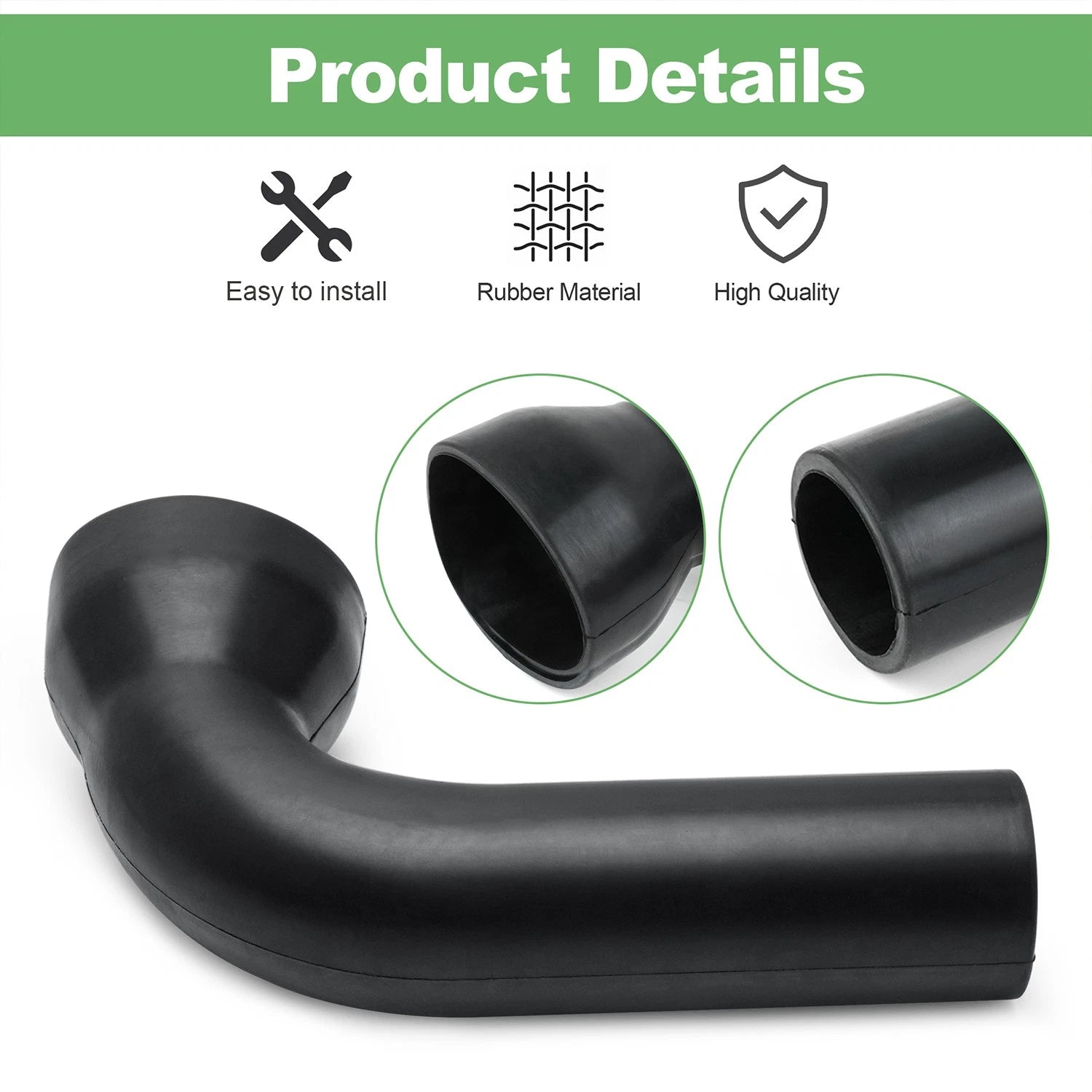 Replacement Air Intake Hose for EZGO Gas Carts ST350, TXT (1996–2008)