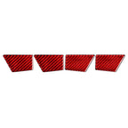 Red Interior Door Handle Bowl Cover for Ford Fusion Mondeo (2013-2019)