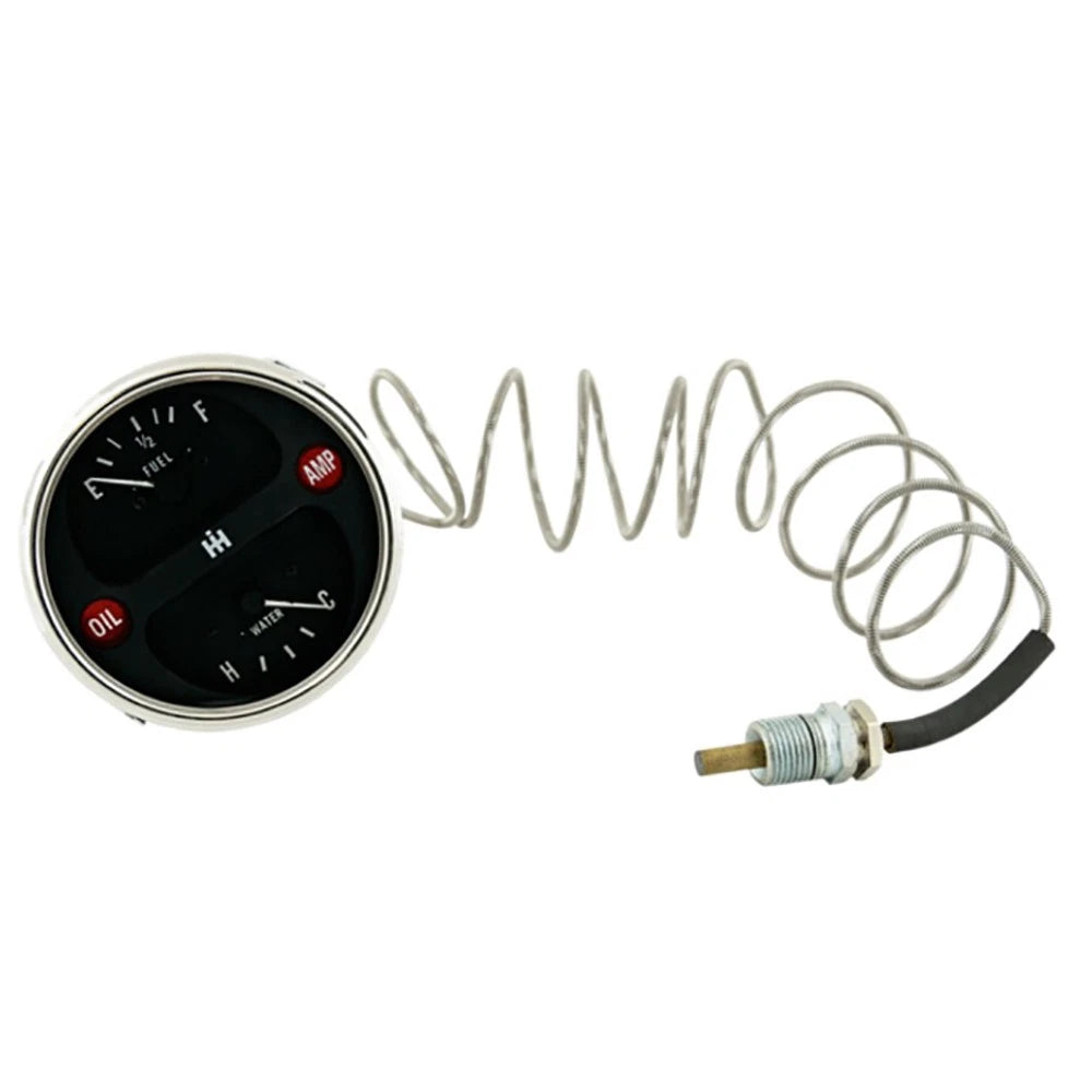 R6999 Fuel/Water Temperature Cluster Gauge for IH Farmall (Fits Models)