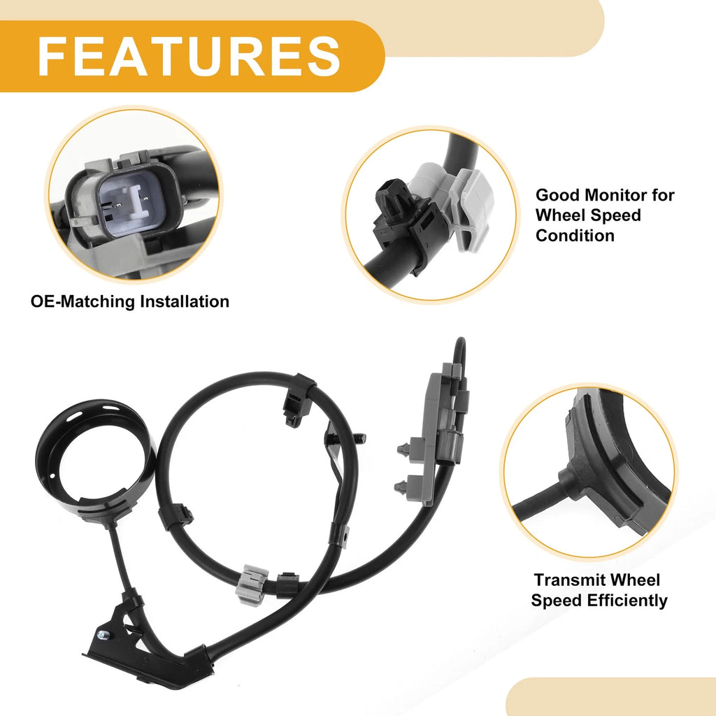 ABS Wheel Speed Sensor No. 15176996 for Chevrolet Colorado (2004–2008) RWD
