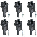 Set of 6 Ignition Coils & NGK Iridium Spark Plugs for Silverado 1500 (2014–2019)