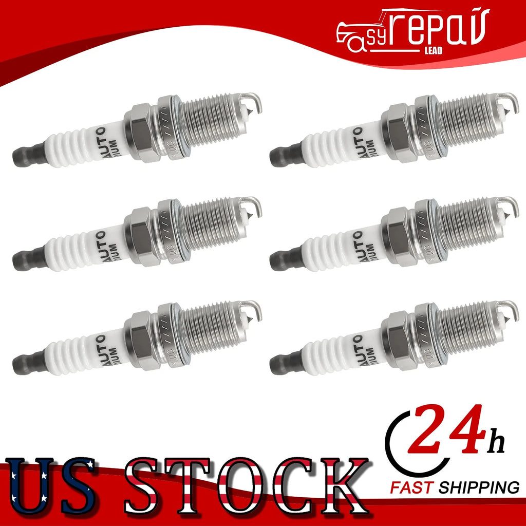 6X Ignition Coil and Spark Plug for BMW 330Ci X5 Z4 525i 530i (2000–2006)