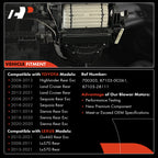 Rear HVAC Blower Motor for Toyota Corolla (2022)