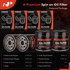Set of 4 Engine Oil Filters for Suzuki Verona Chevrolet Epica (2004–2006)