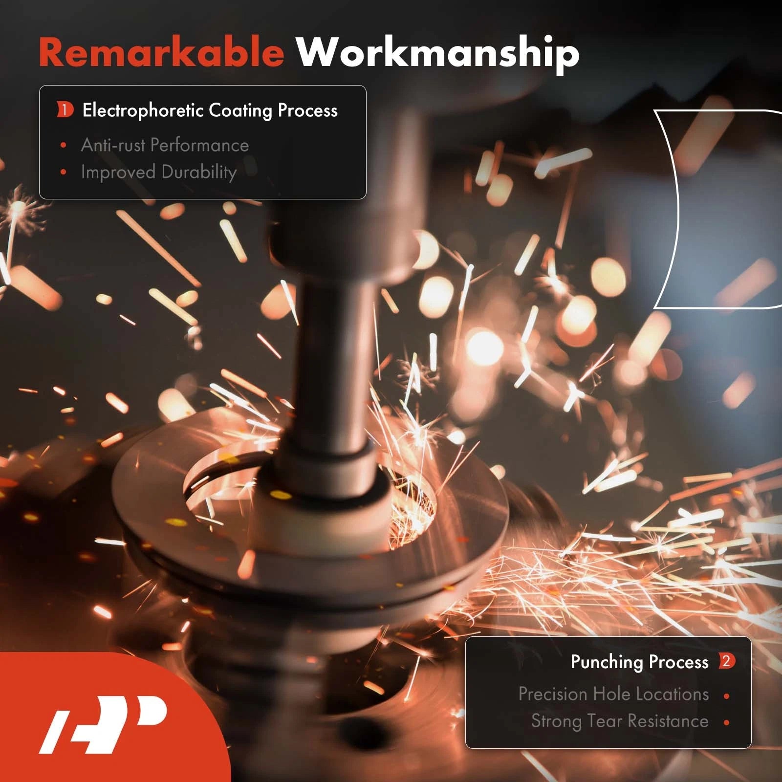 Brake Dust Shield Rear for Mercedes-Benz Sprinter 2500 3500 (2010–2018)