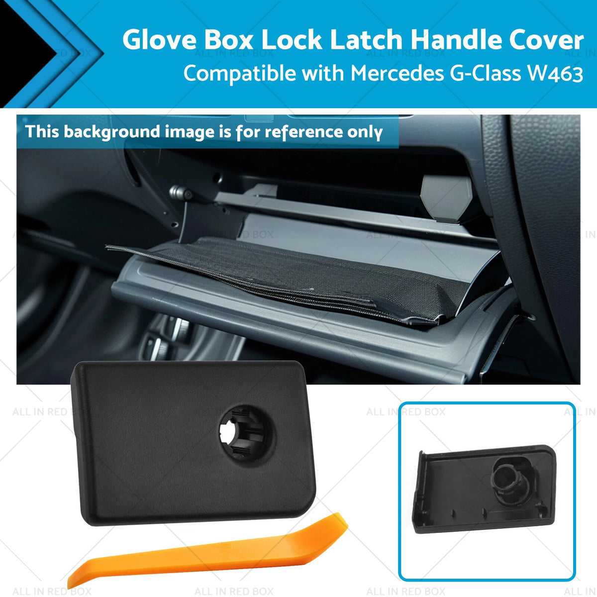 Glove Box Lock Latch Handle Cover for Mercedes G-Class W463 (2004–2018)