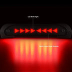 Chasing Triangle LED Carbon Third Brake Light for Ram 1500 2500 3500 (2002–2009)