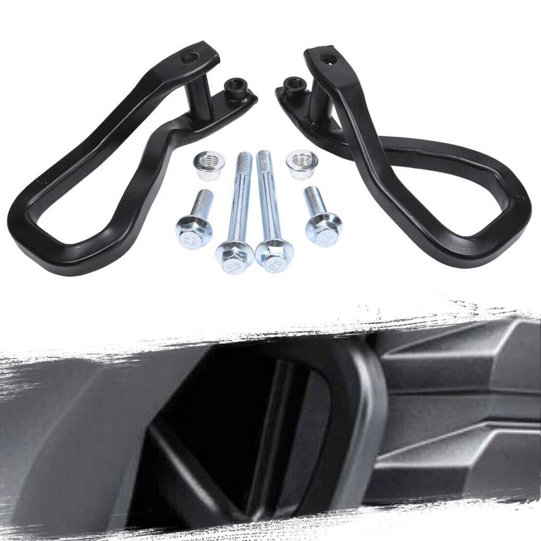 Front Tow Recovery Hooks w/ Bolts for GMC Sierra 1500 (2019–2021) 84195907
