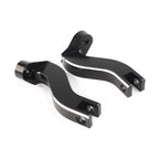 2X Motor Passenger Rear Foot Peg Mount Kits for Harley Touring FLHT (1993–2016)