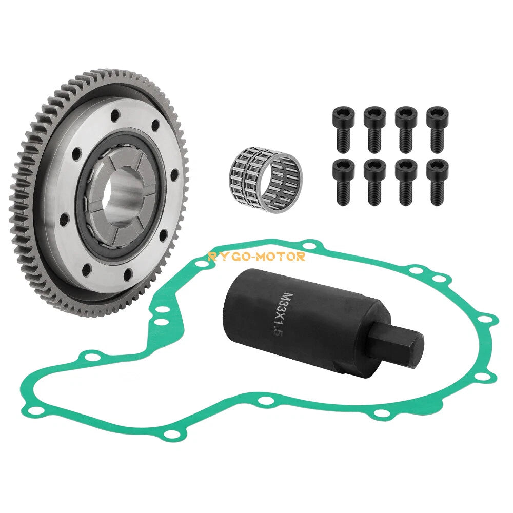 Starter Clutch Idler Gear Kit & Flywheel Puller for Polaris Predator/Outlaw (2003–2006)