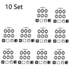 Set of 10 Carburetor Gasket Kits for Tecumseh TC200 TC300 Tillotson RK21 HU