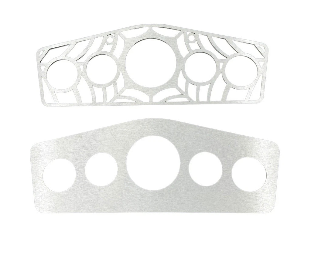 Dash Gauge Panel Cluster Aluminum Bomber Design for Hot Rod Custom (1930–1950)