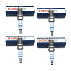 Set of 4 Double Platinum Spark Plugs for Audi A4 Q A6, BMW E60 E63 E64 E65 E53