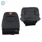 Passenger Back Bottom Seat Cover for Ford Mustang (2015–2023) Perforated Black