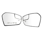 2X Rear View Heat Mirror Glass with Backplate GJ5Z17K707A for Ford Escape (2017–2018)