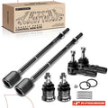 6X Inner & Outer Tie Rod Ends for Ford Taurus (1996–2007)