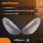 Polycarbonate Headlight Lens Cover for Volvo XC60 (2014–2017)