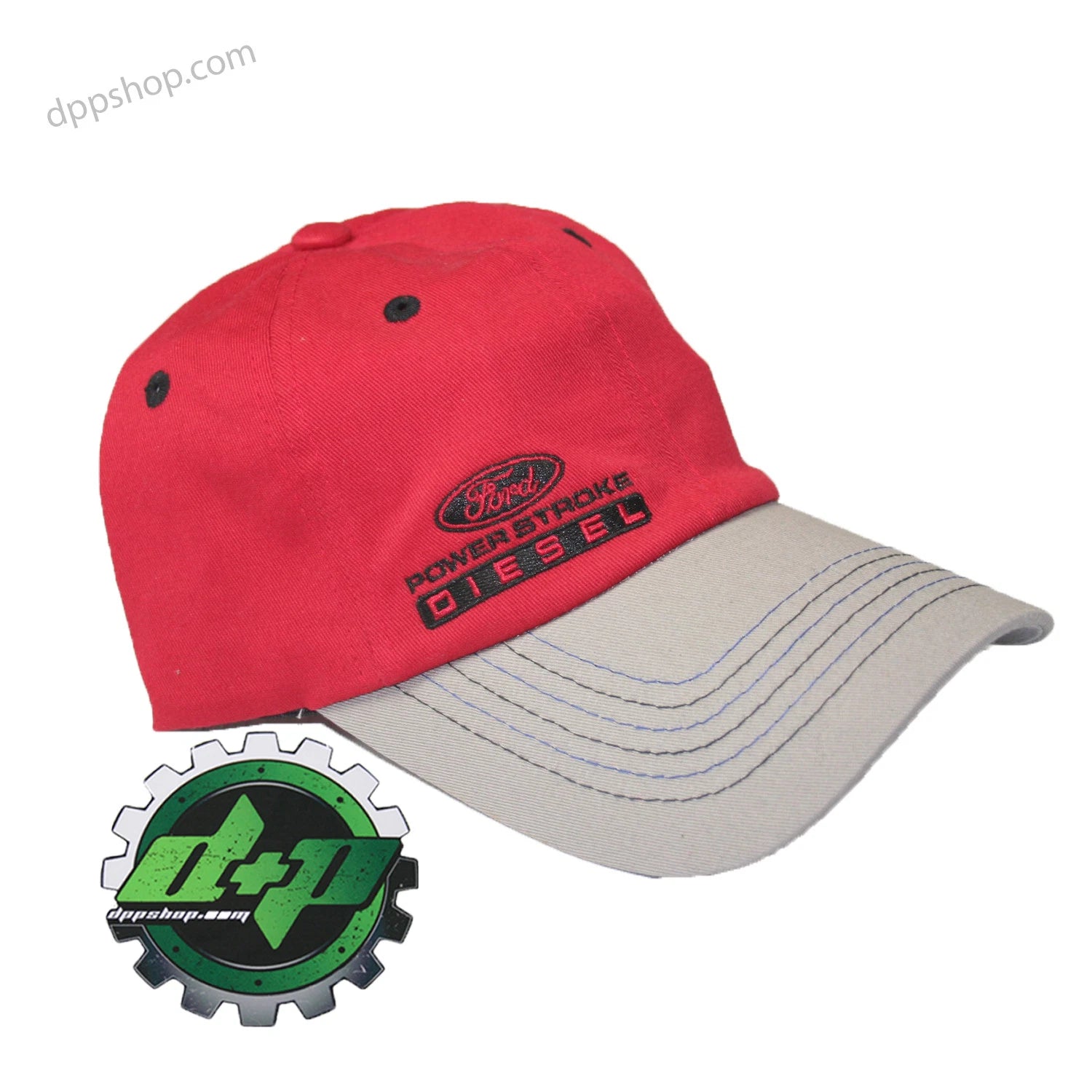 Ford Powerstroke Trucker Ball Cap Hat Diesel Gear Stretch Fit Flex