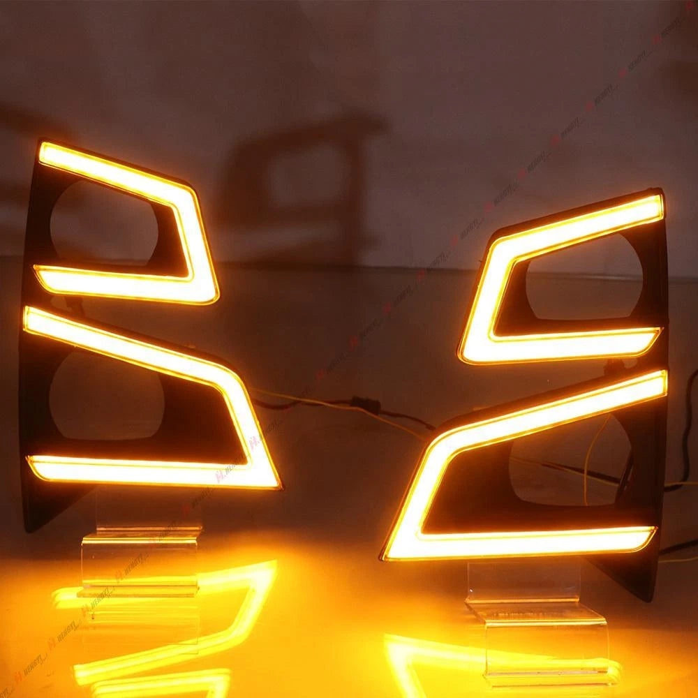 LED DRL Fog Lamp with Turn Signal for Isuzu D-MAX (2019–2024)